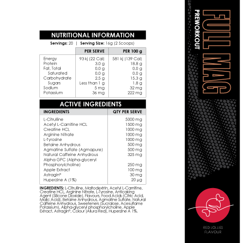 Virtus Nutrition Full Mag Red Lollies